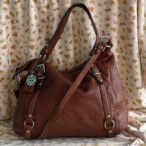Coach Alexandra Brown Convertible Satchel